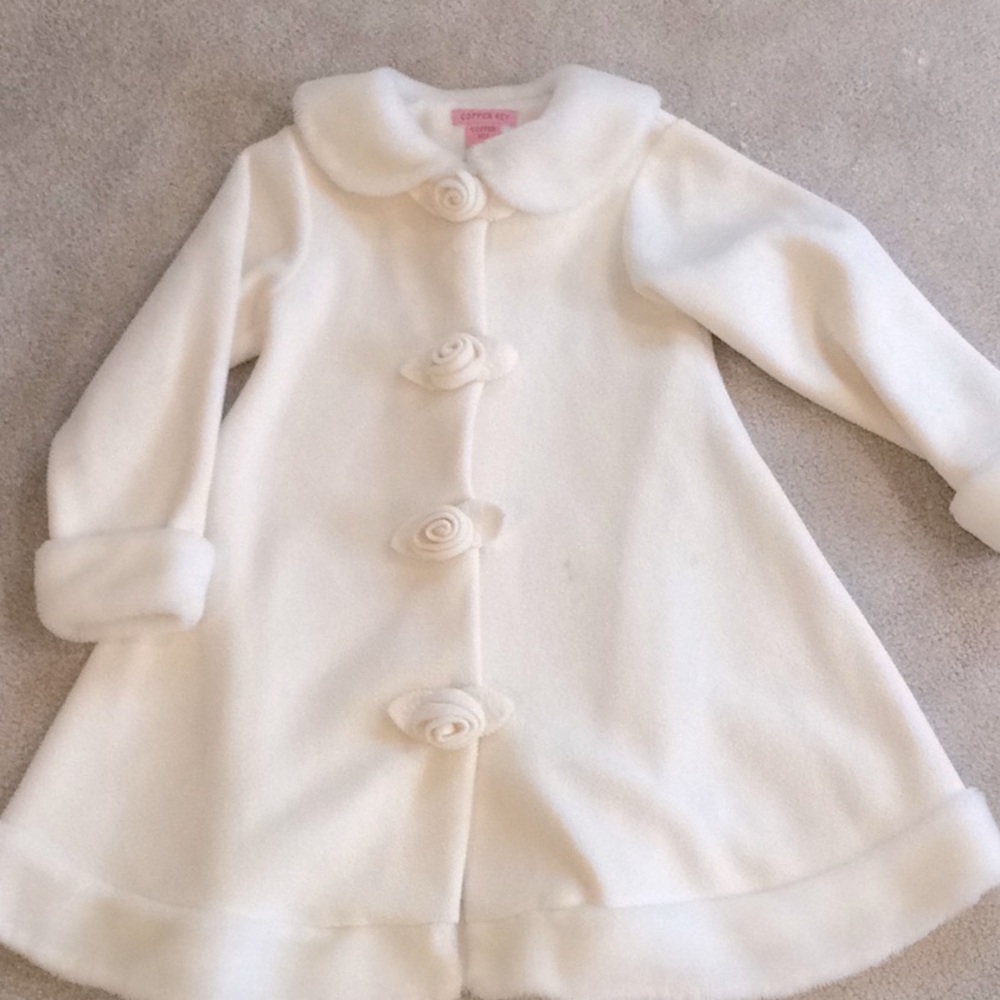 kids copper key coat